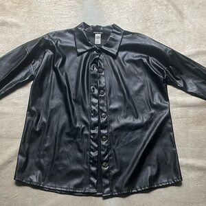 HEIMISH USA Black Leather Jacket